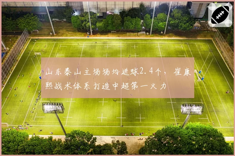 山东泰山主场场均进球2.4个，崔康熙战术体系打造中超第一火力